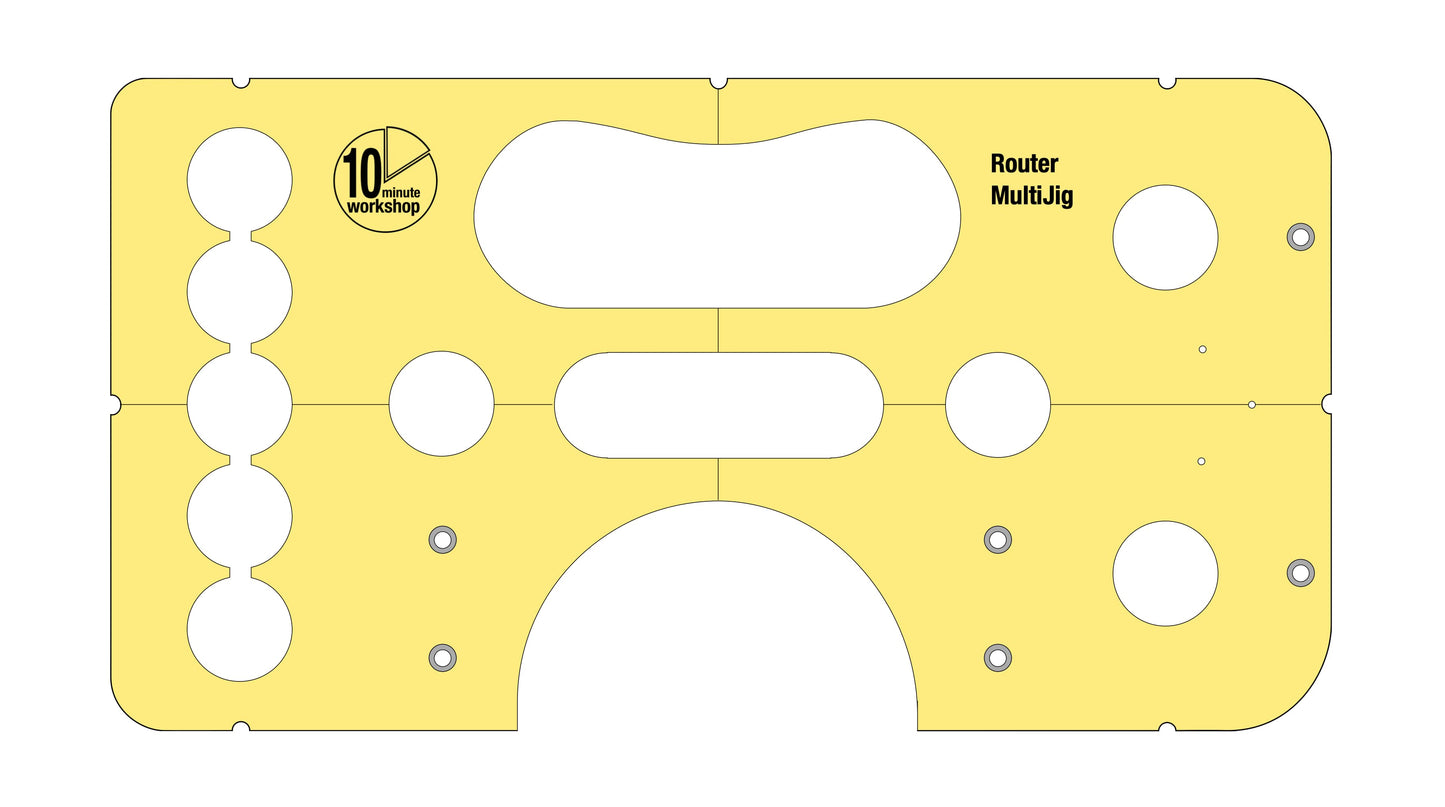 '10MW Router MultiJig' - Plain Jig