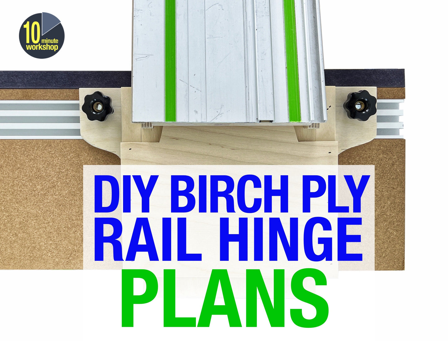 DIY Plywood Rail Hinge Plans (no video)